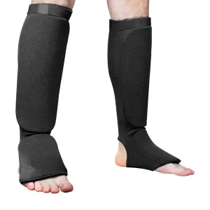 1 Pair Men Women Kids Boxing Shin Guards Ankle Protector Foot Protection Kickboxing Pad Muay Thai Training Leg Support Protector Cover