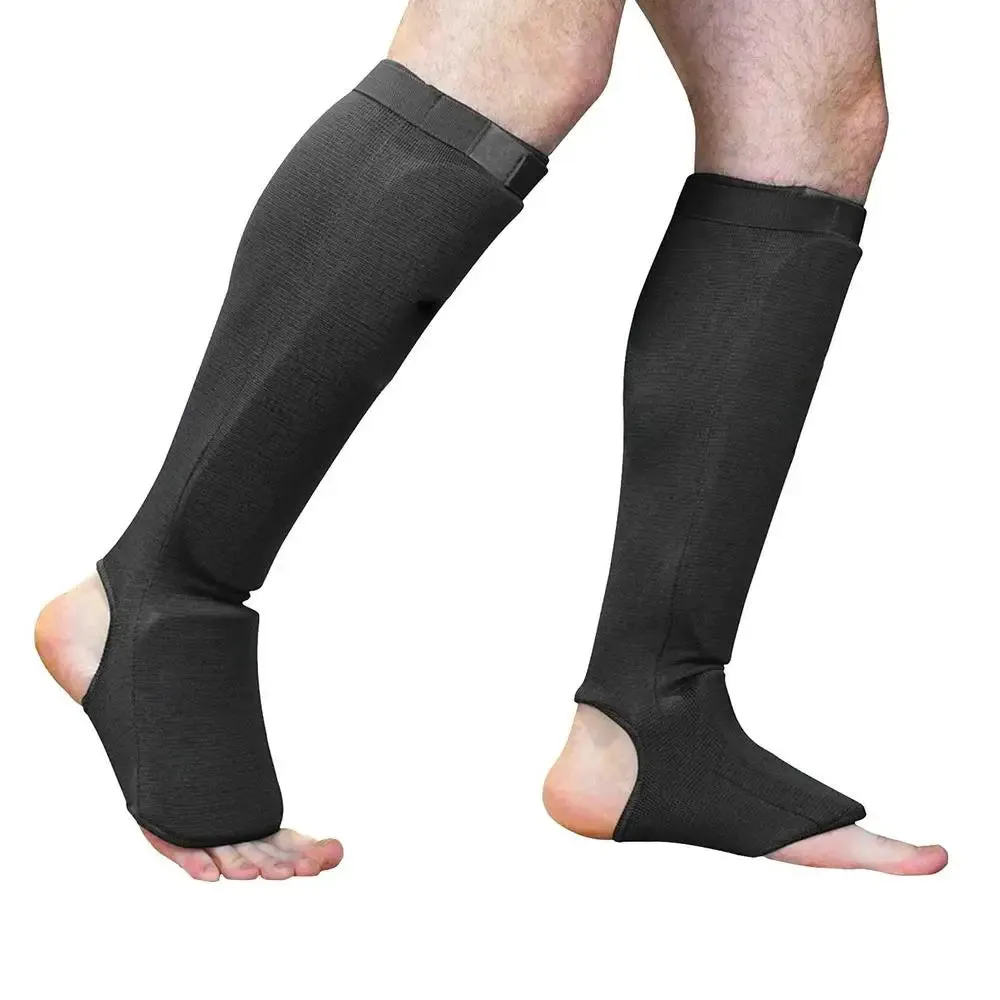 1 Pair Men Women Kids Boxing Shin Guards Ankle Protector Foot Protection Kickboxing Pad Muay Thai Training Leg Support Protector Cover
