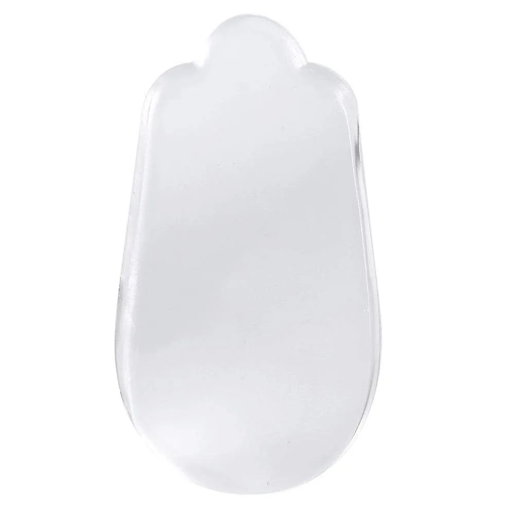 1 Pair of Heel Lift Insert Pad Cushion Heel Sleeves Pads Silicone Transparent Support Cups for Relieving Heel Pain O/X Legs Correction Support Cups