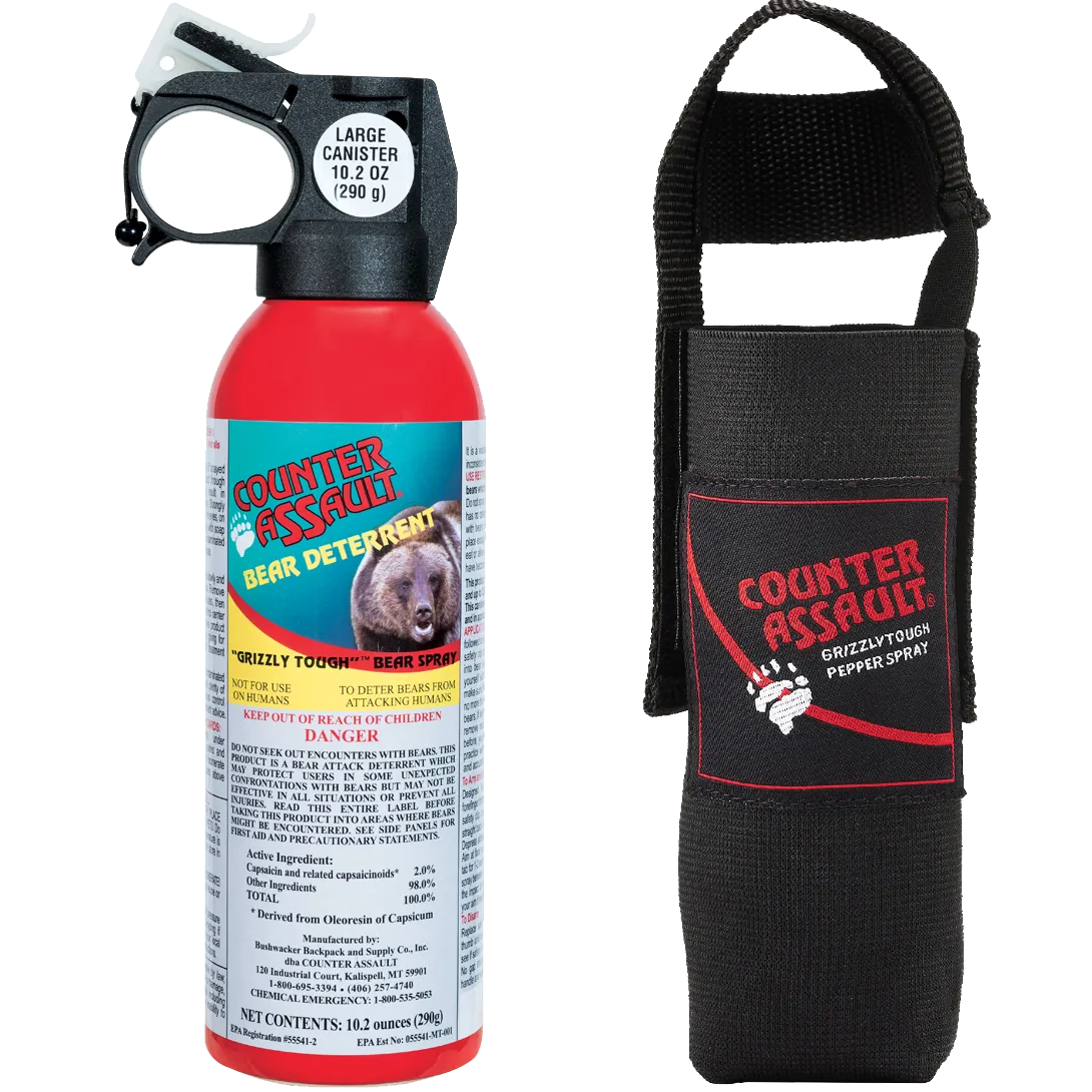 10.2 oz Bear Spray w/ Holster