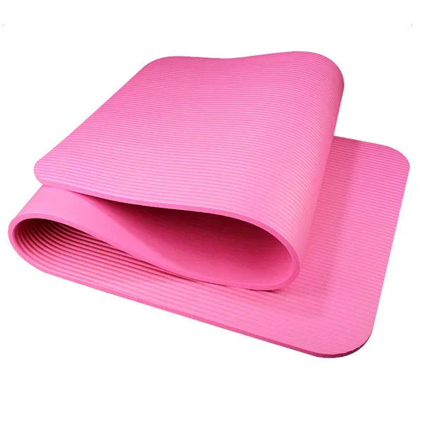 183x61x1cm Thick NBR Pure Color Anti-skid Yoga Mat