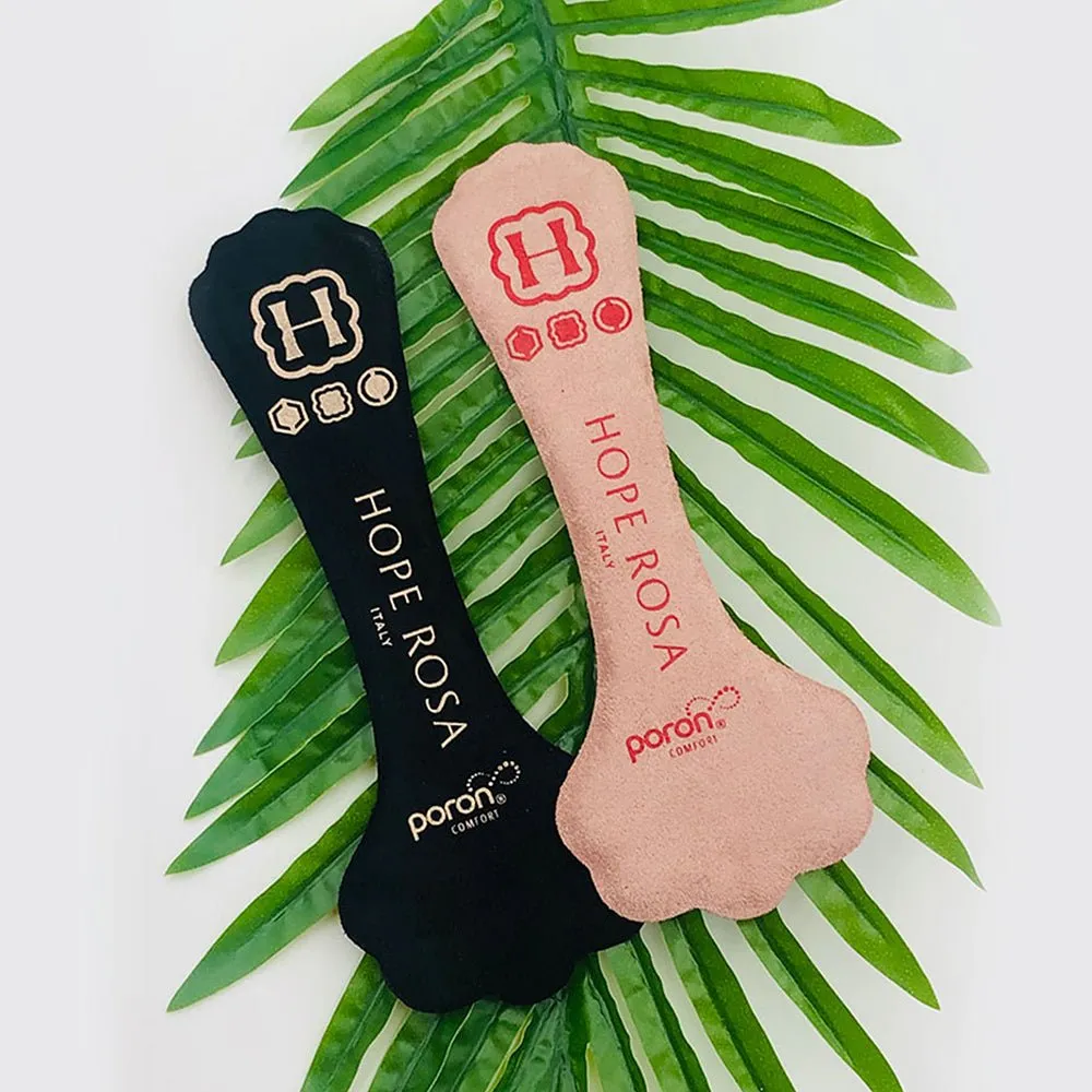 2-Pair of Full Length Cushion Insoles - Black/Rose