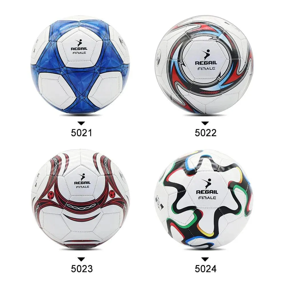 21.5cm/8.5in Size 5 Soccer Ball for Youth Machine Stitched Football for Outdoor Sports Training Match Game
