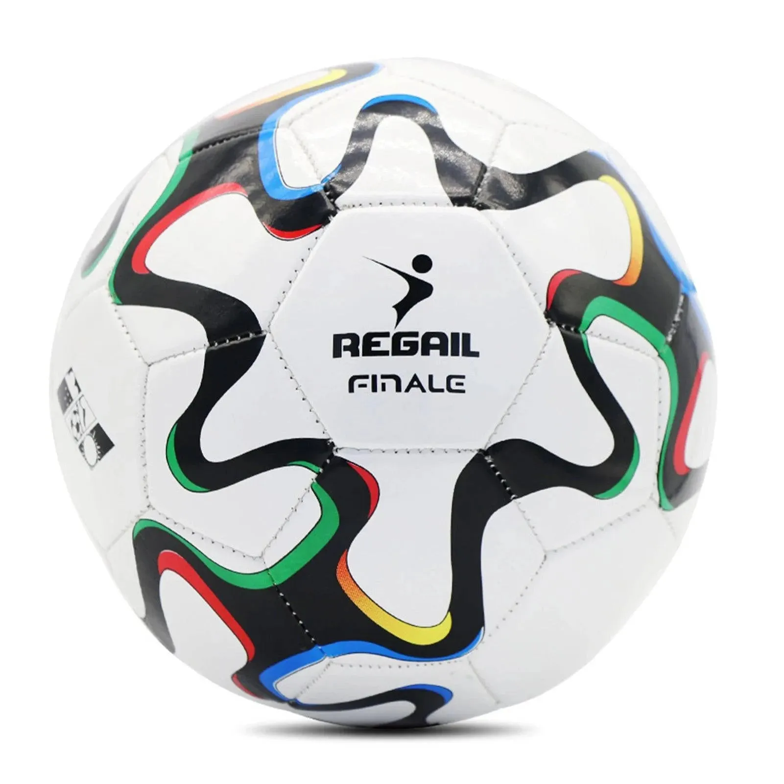21.5cm/8.5in Size 5 Soccer Ball for Youth Machine Stitched Football for Outdoor Sports Training Match Game