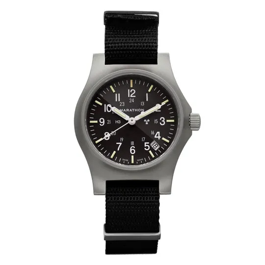 36MM OFFICER'S QUARTZ W/ DATE (GPQ-D) ON NYLON DEFSTAN