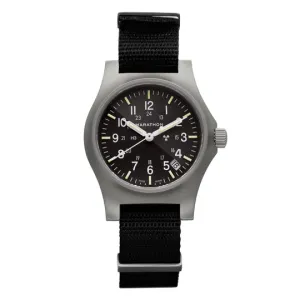 36MM OFFICER'S QUARTZ W/ DATE (GPQ-D) ON NYLON DEFSTAN
