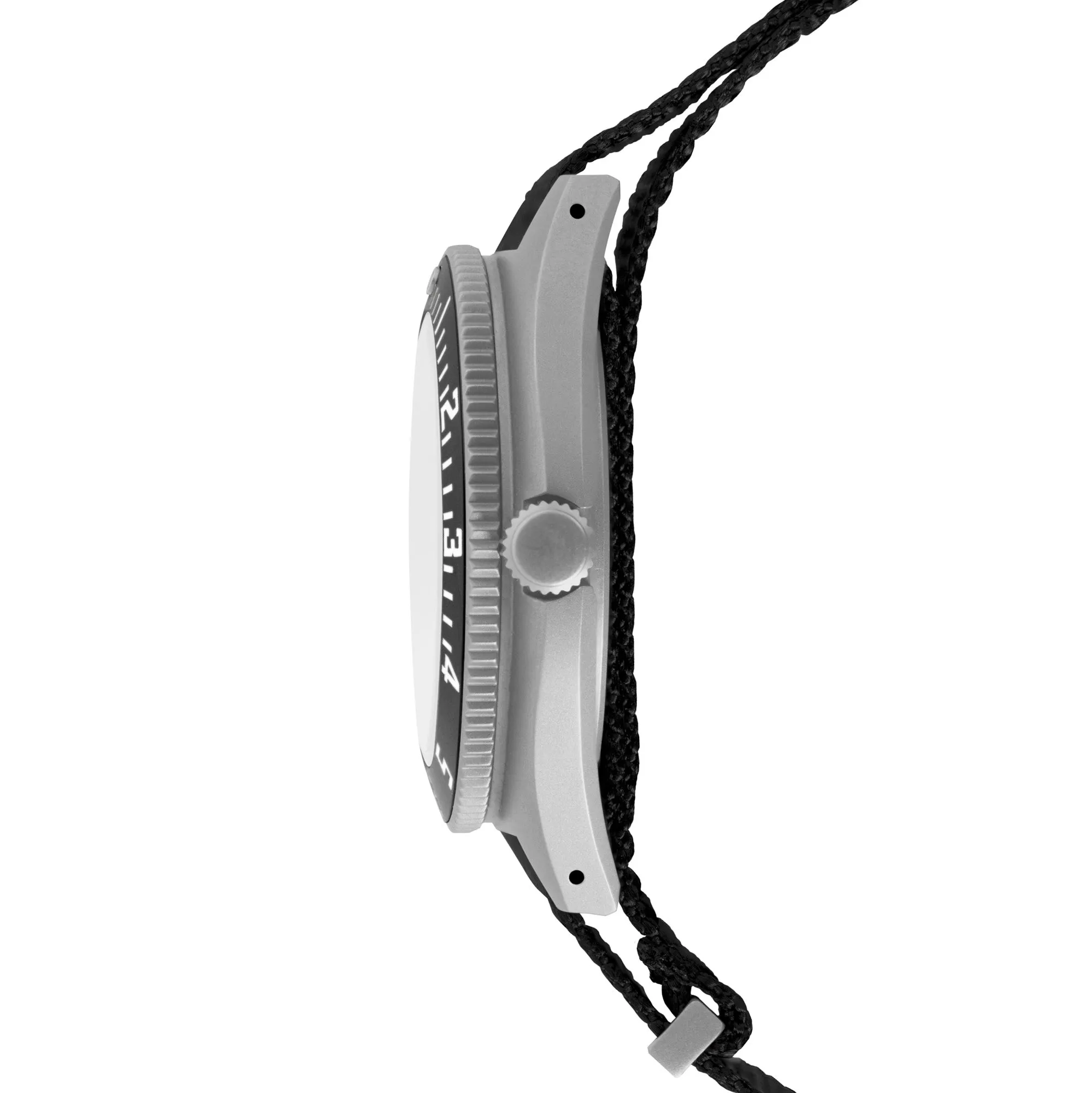 41MM STEEL NAVIGATOR W/ DATE (SSNAV-D) ON NYLON DEFSTAN