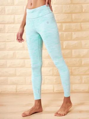 AbsoluteFit Wave Print Yoga Tights