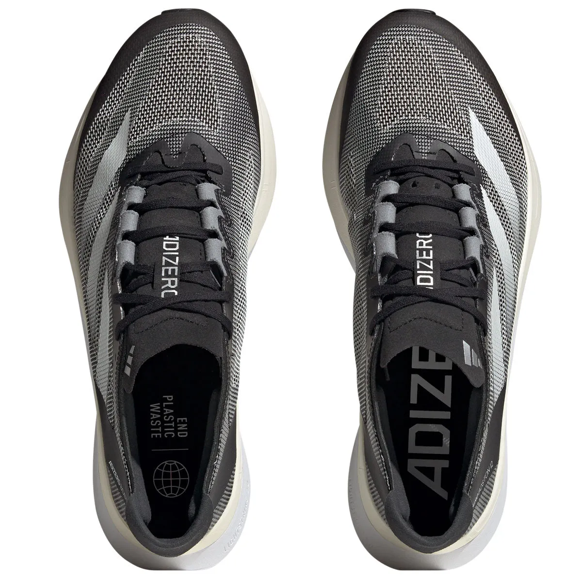 adidas Adizero Boston 12 Running Shoes - Mens - Black/White/Carbon