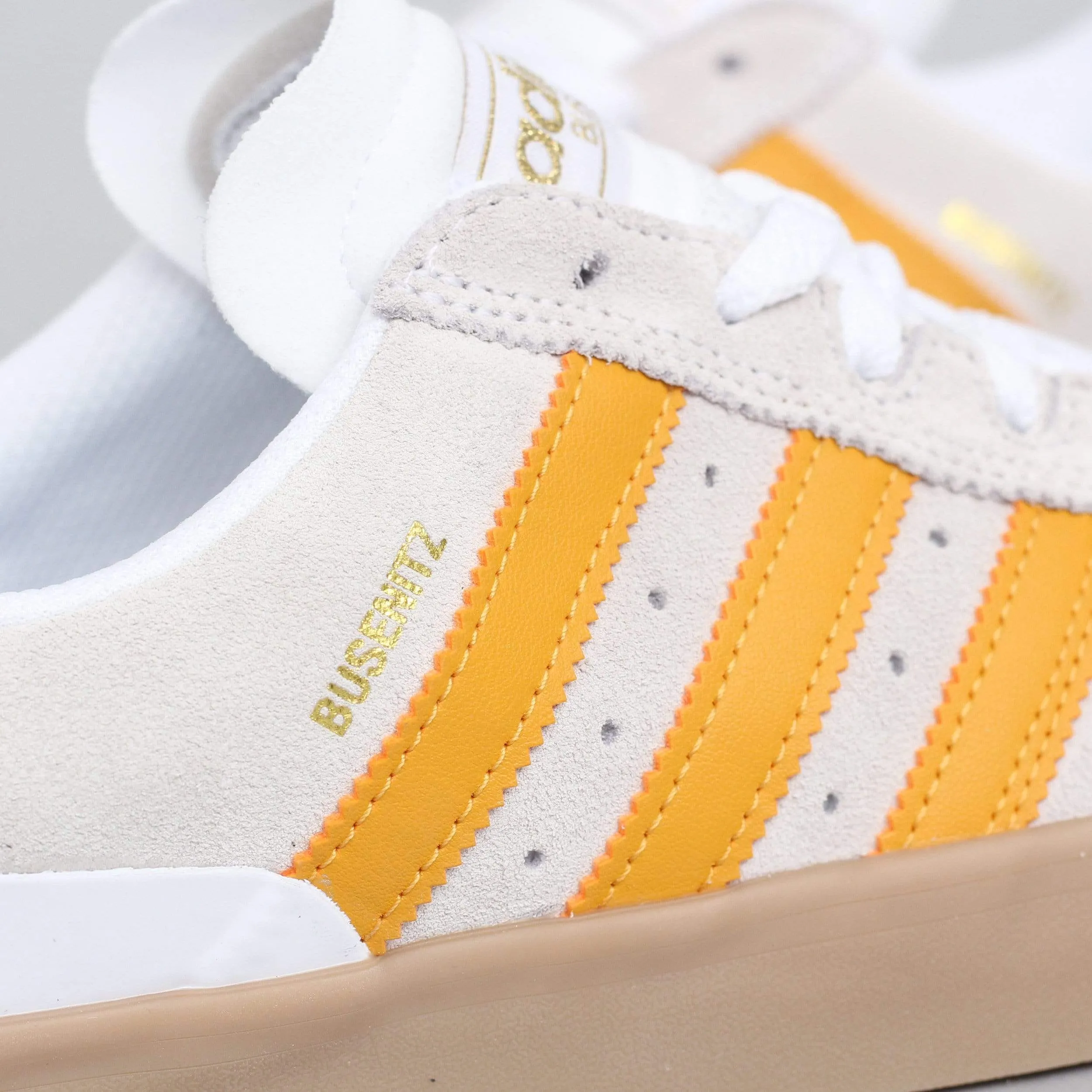 adidas Busenitz Vulc Shoes Footwear White / Tactile Yellow / Gum4
