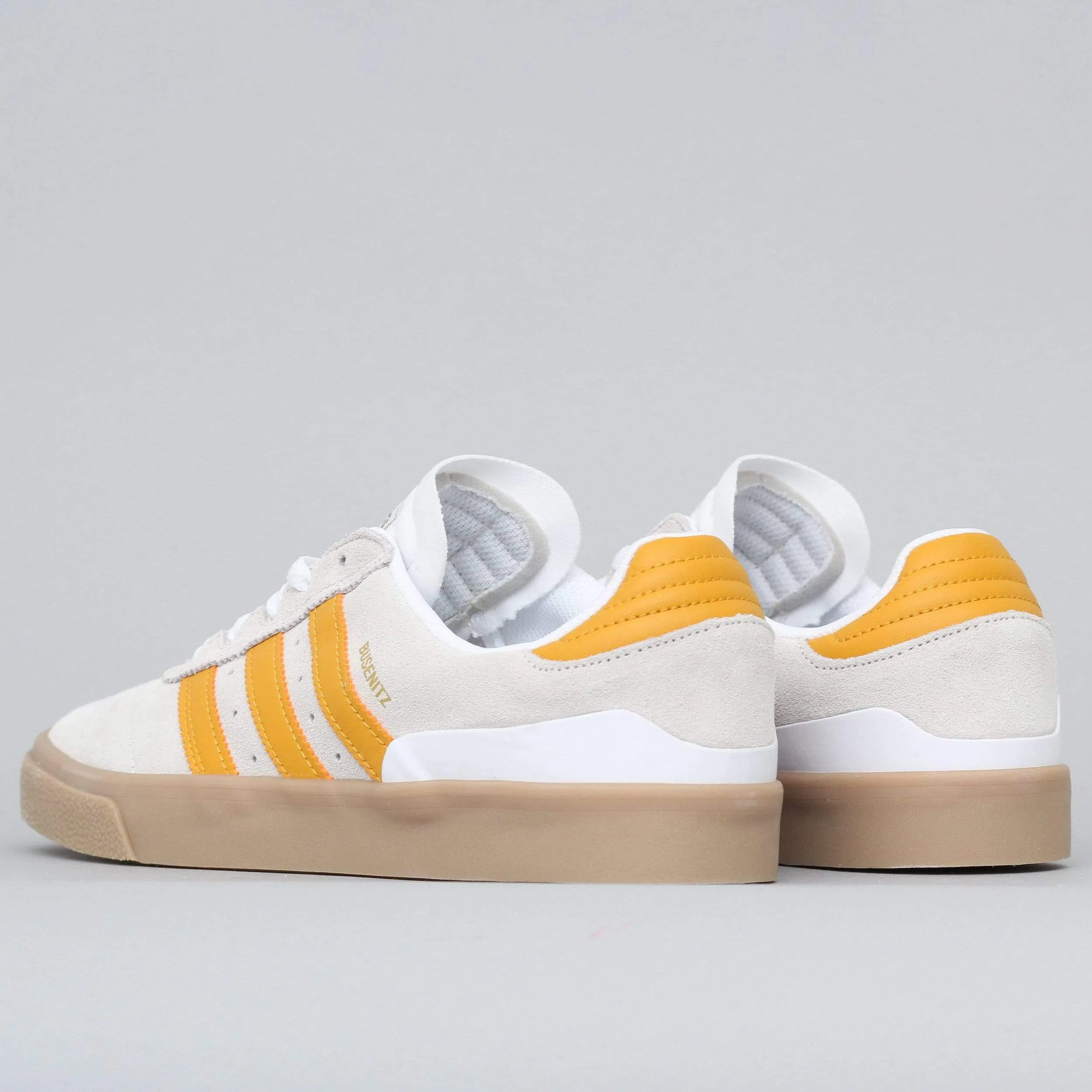adidas Busenitz Vulc Shoes Footwear White / Tactile Yellow / Gum4