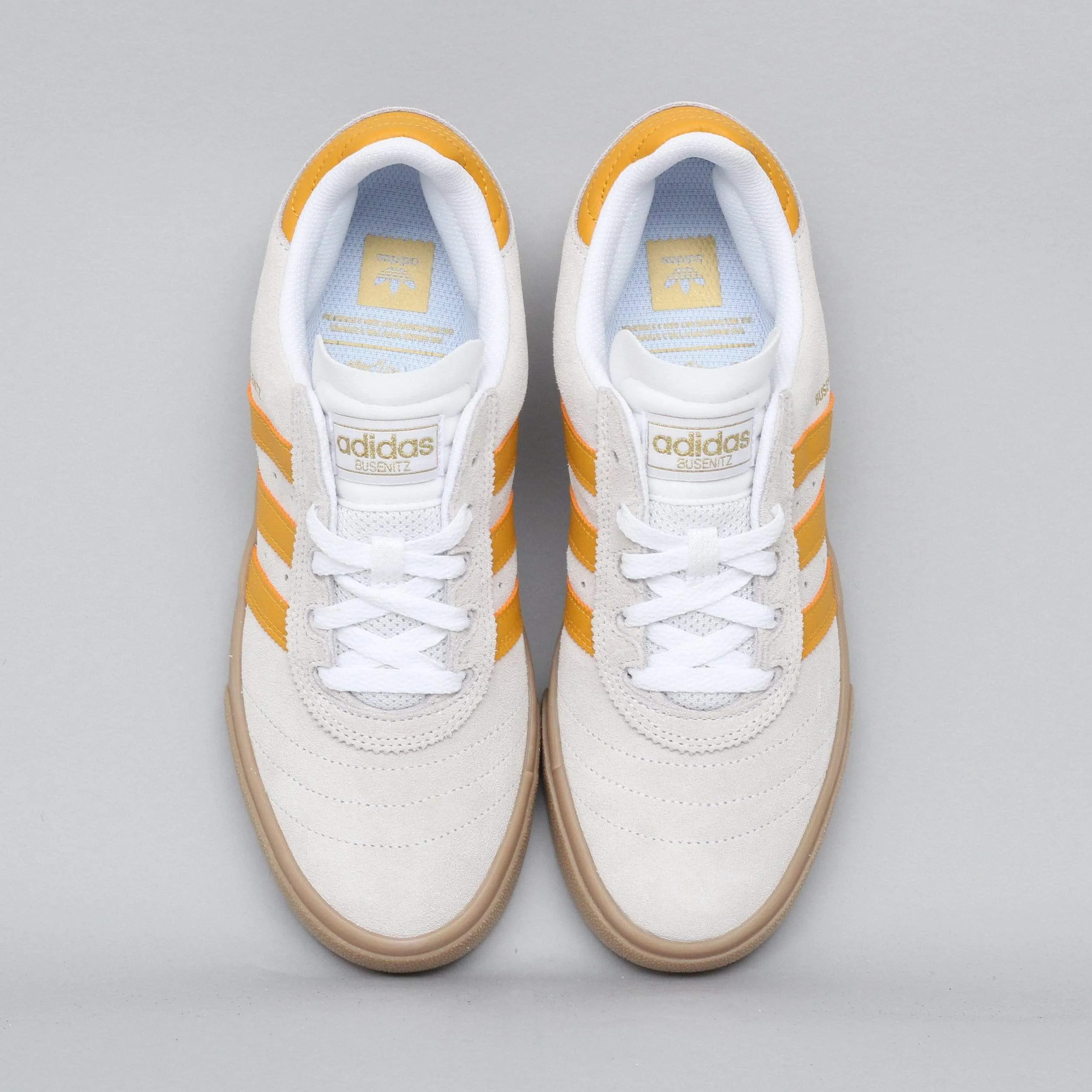 adidas Busenitz Vulc Shoes Footwear White / Tactile Yellow / Gum4