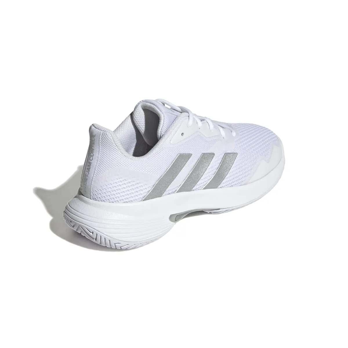 adidas CourtJam Control Women's Tennis Shoe (White/Silver)