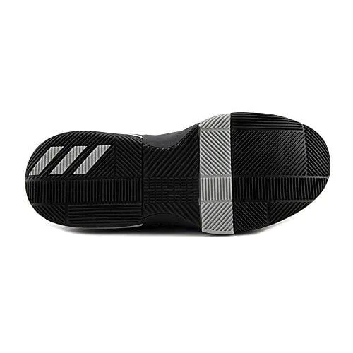 adidas Dame 3 Shoe Mens Basketball 11 Core Black-Core Black-Solid Grey