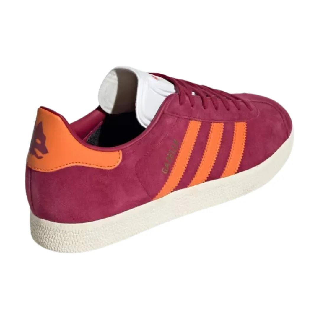 Adidas - Men's AS Roma x Gazelle 'Home Kit' - Legacy Burgundy / Unity Orange / Cream White