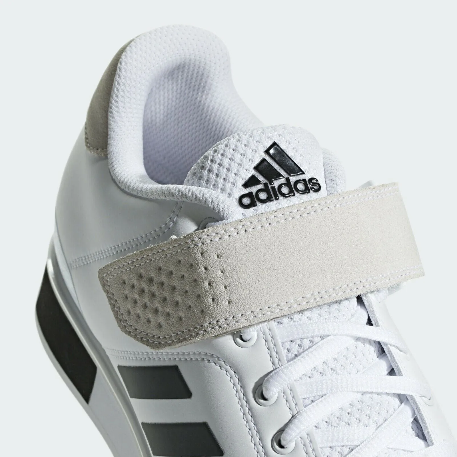 adidas Power Perfect 3 Mens Weightlifting Shoes - White