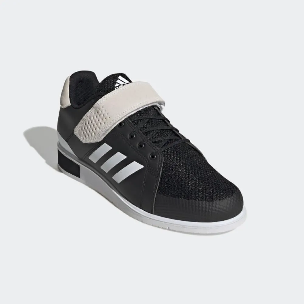 Adidas Power Perfect 3 Weightlifting Boots - Black/White