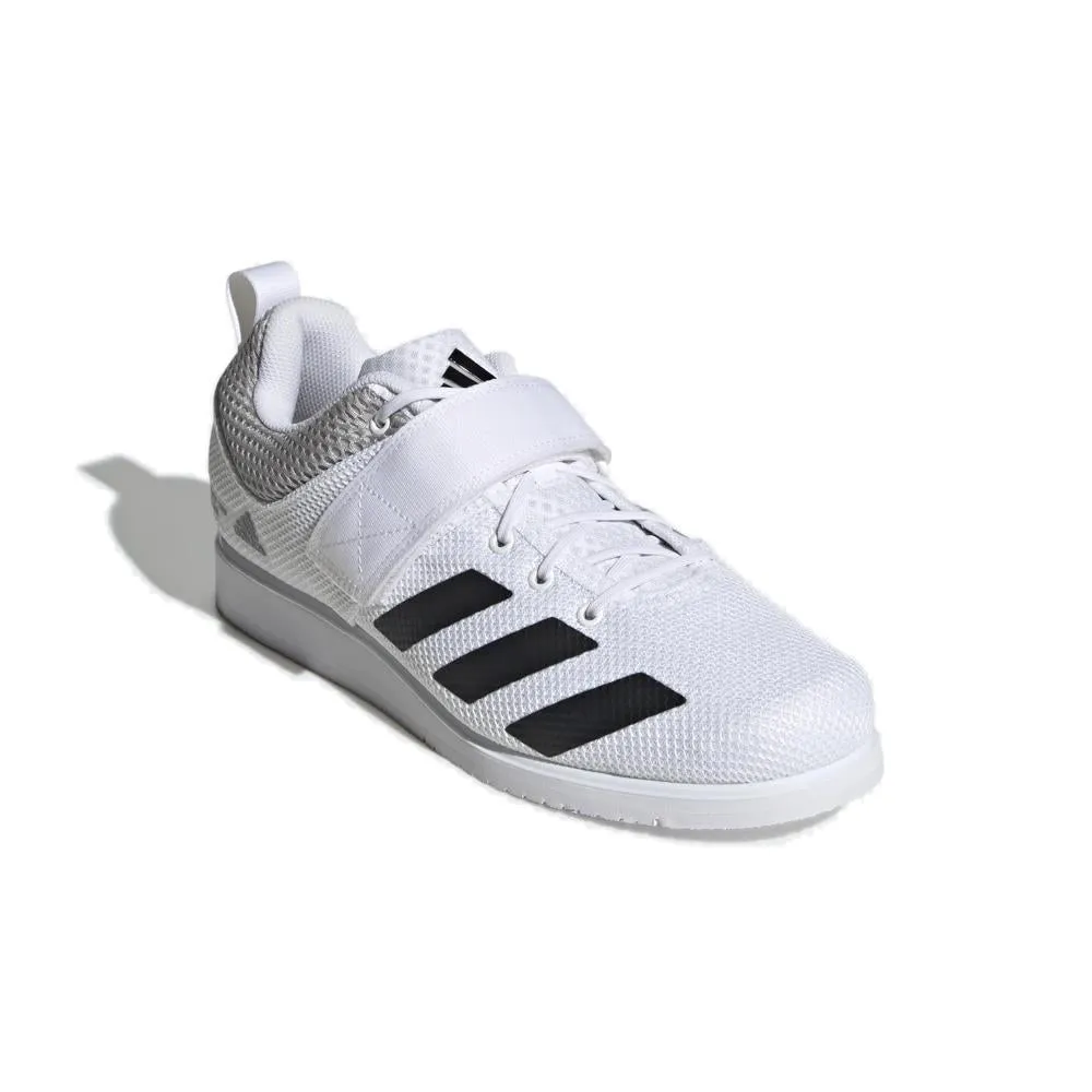 Adidas Powerlift 5 Weightlifting Boots - White/Black