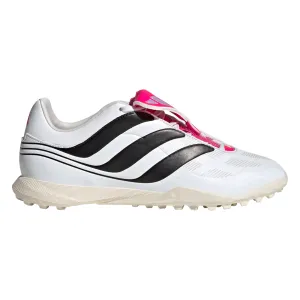 adidas Predator Precision.3 TF Junior Artificial Turf Soccer Shoes - White/Core Black/Team Shock Pink