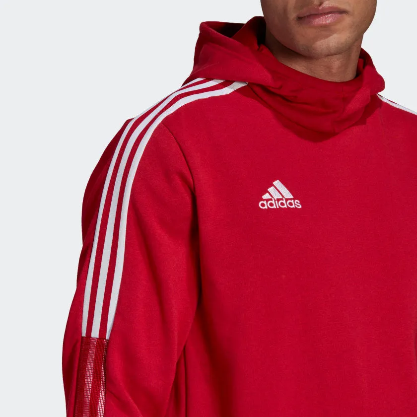 adidas TIRO 21 Sweat Hoodie | Team Power Red | Men's