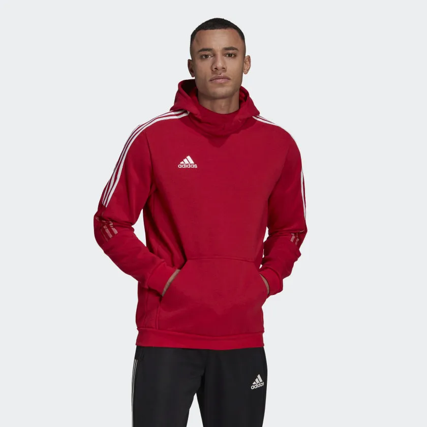 adidas TIRO 21 Sweat Hoodie | Team Power Red | Men's