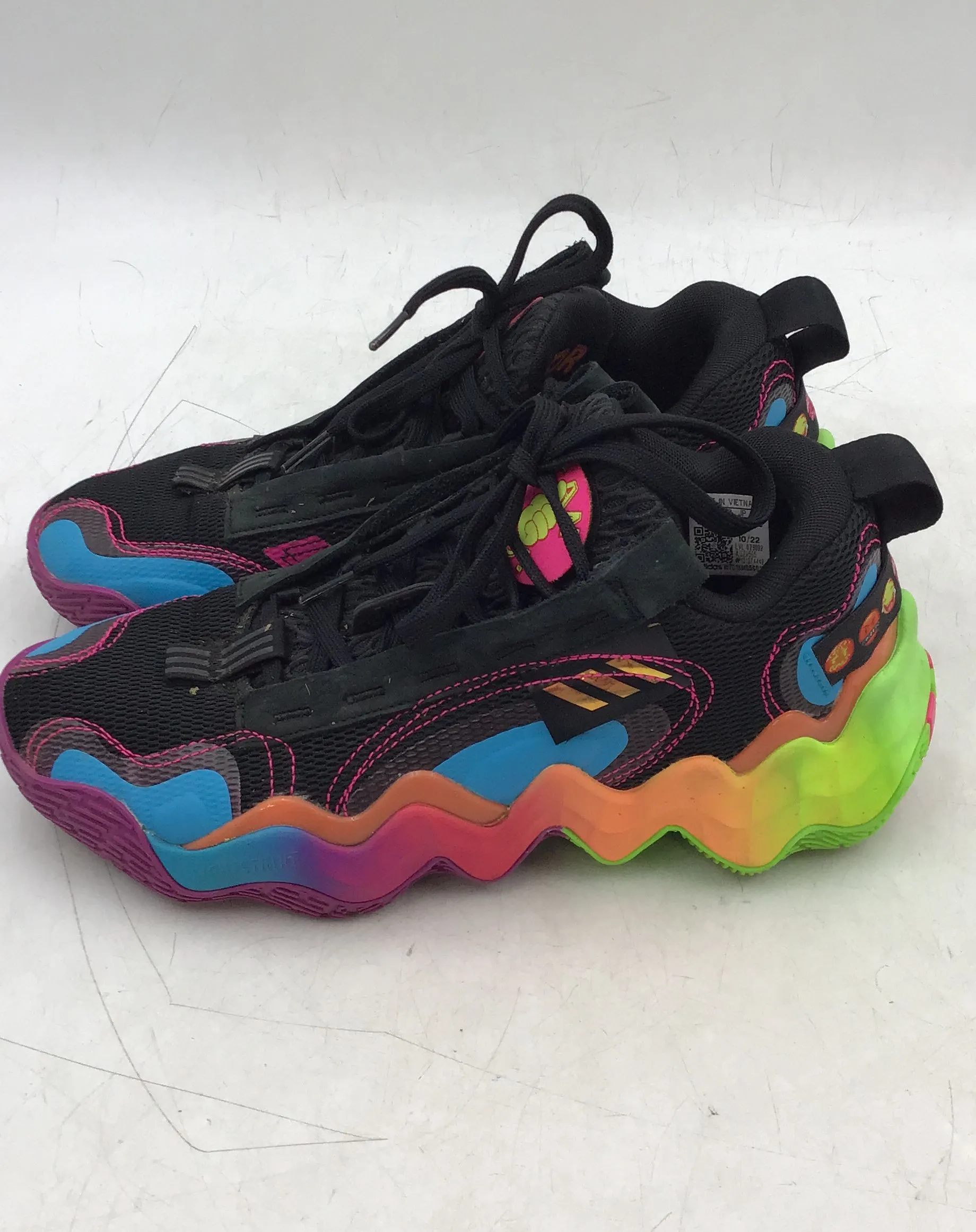 Adidas Women's Exhibit B Multicolor Basketball Athletic Shoes - Size 9