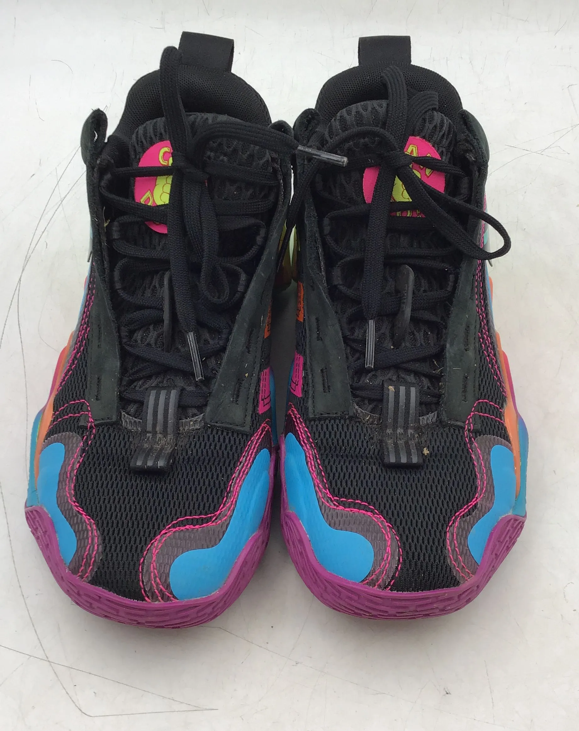 Adidas Women's Exhibit B Multicolor Basketball Athletic Shoes - Size 9