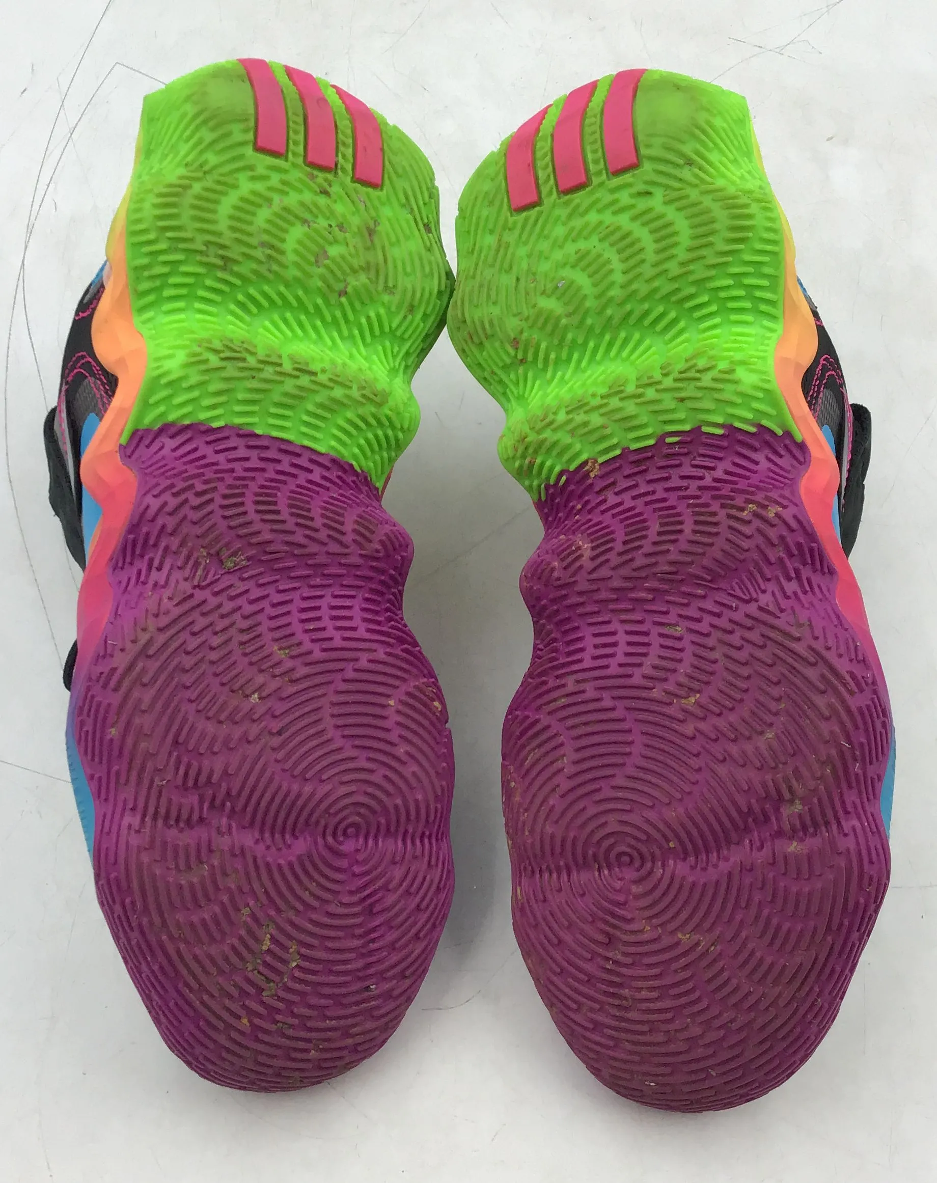 Adidas Women's Exhibit B Multicolor Basketball Athletic Shoes - Size 9