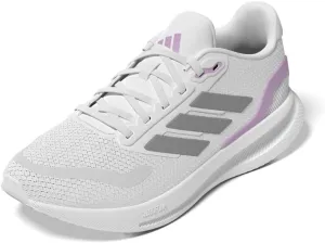 adidas Women's Run Falcon 5 Sneaker, White/Grey Strata/Black, 10.5