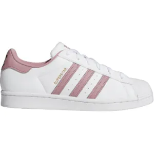 Adidas Women's Superstar Shoes - Cloud White / Magic Mauve