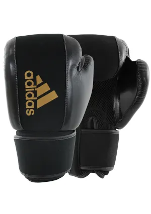 Adidas Women's Washable Boxing Glove <BR> ADIHBWG01 BLACK/GOLD