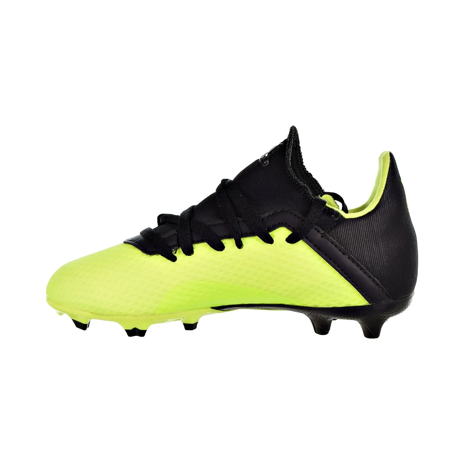 Adidas X 18.3 Firm Ground Kids Shoes Solar Yellow/Core Black
