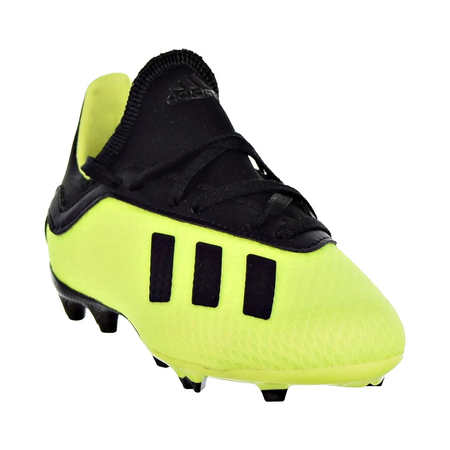 Adidas X 18.3 Firm Ground Kids Shoes Solar Yellow/Core Black