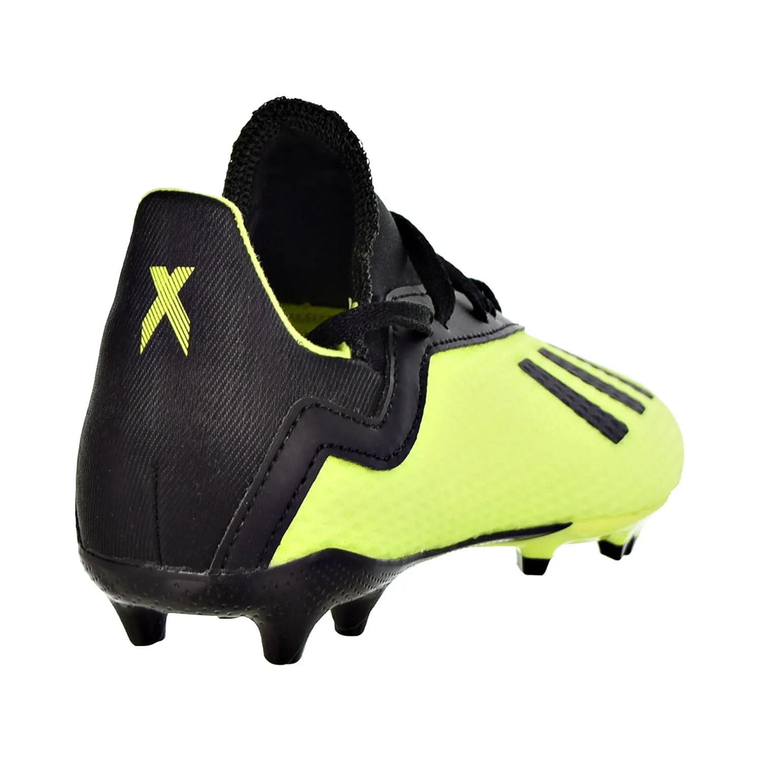 Adidas X 18.3 Firm Ground Kids Shoes Solar Yellow/Core Black