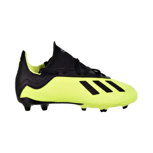 Adidas X 18.3 Firm Ground Kids Shoes Solar Yellow/Core Black