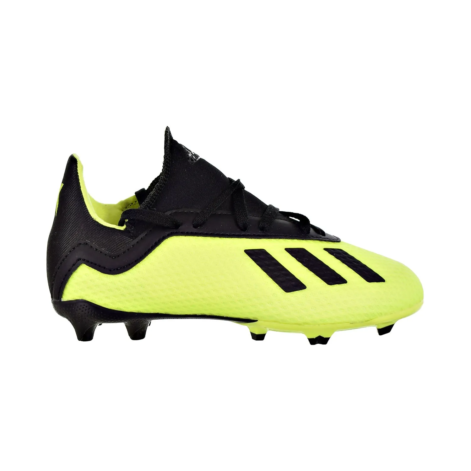 Adidas X 18.3 Firm Ground Kids Shoes Solar Yellow/Core Black