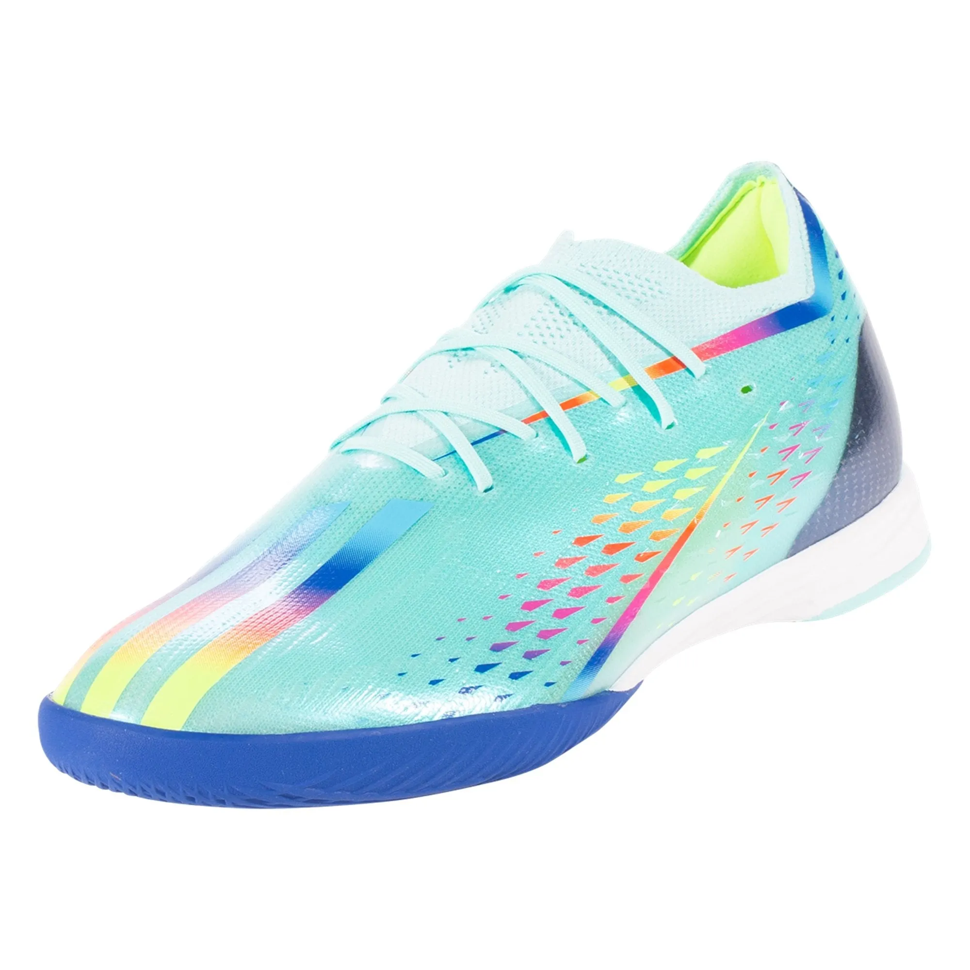 adidas X Speedportal.1 IN Indoor Soccer Shoe - Clear Aqua/Solar Red/Power Blue