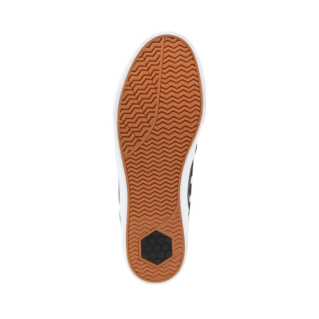 Adult Low-Top Skateboarding Longboarding Shoes Vulca 100 - Black/White