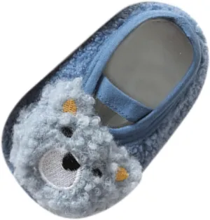 Air for Toddler Boys Boys and Girls Cartoon Character Pattern Warm Toddler Shoes Indoor Floor Socks Non Slip Fashion Toddler Shoes Breathable Cartoon Warm Toddler Shoes Shoe Light