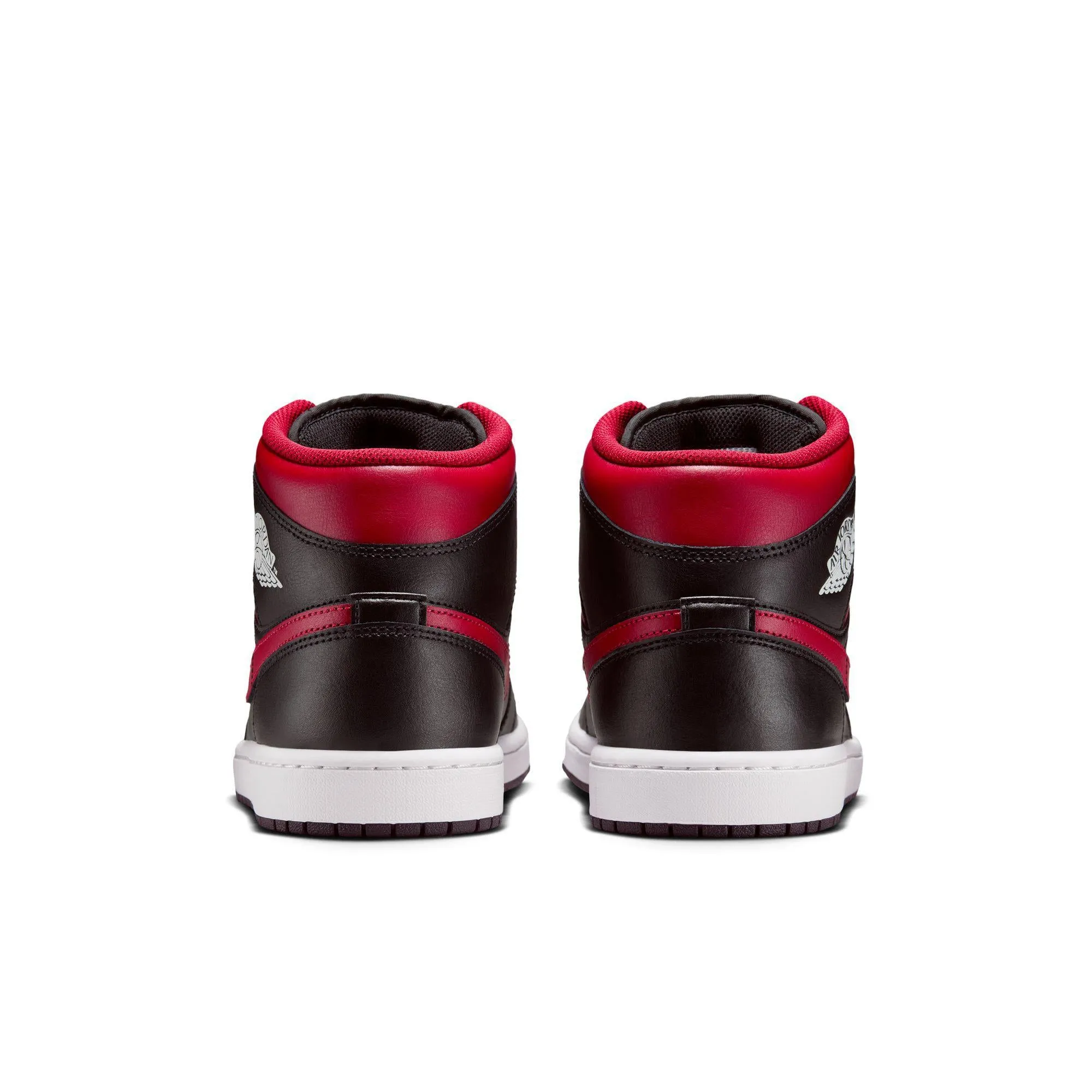 Air Jordan 1 Mid Black/University Red-Summit White