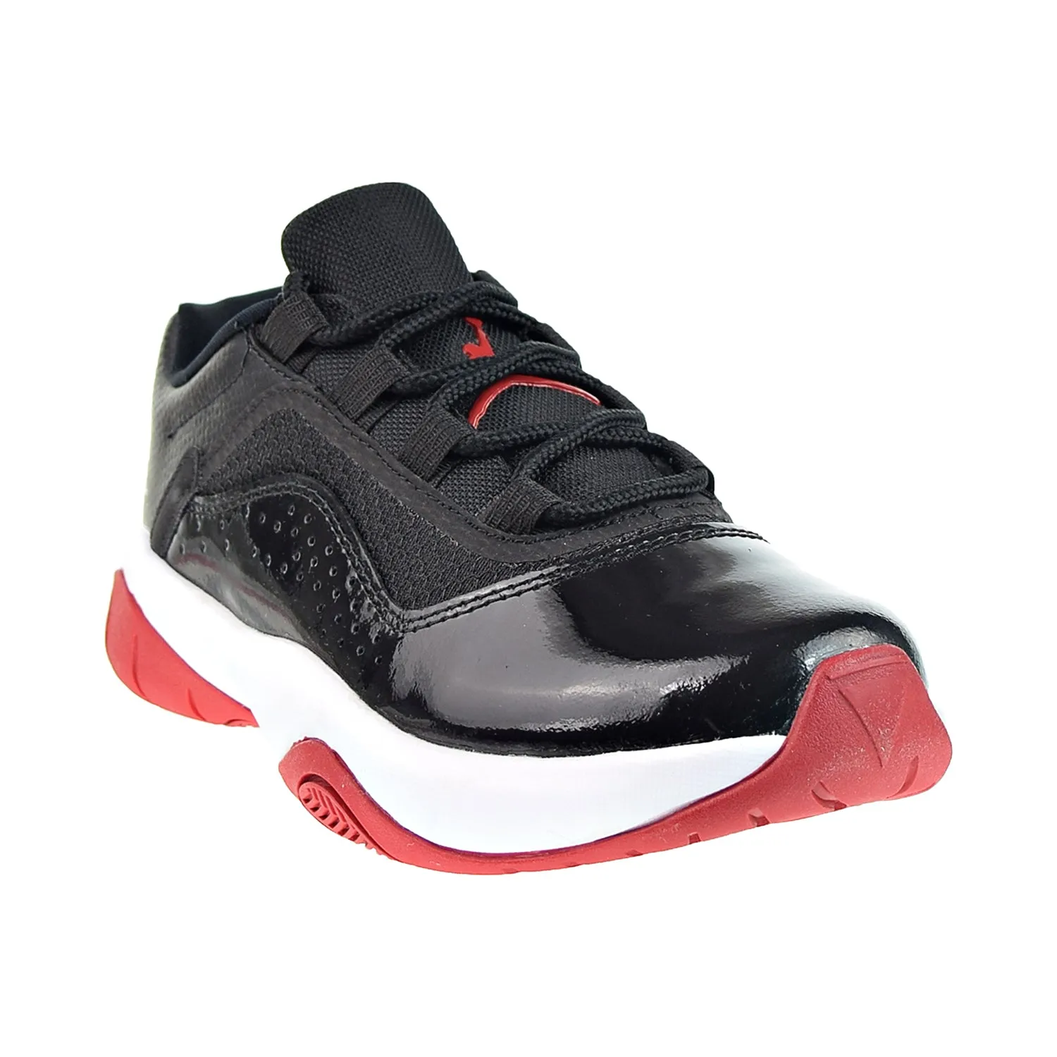 Air Jordan 11 Comfort Low (GS) Big Kids' Shoes Black-White-Gym Red