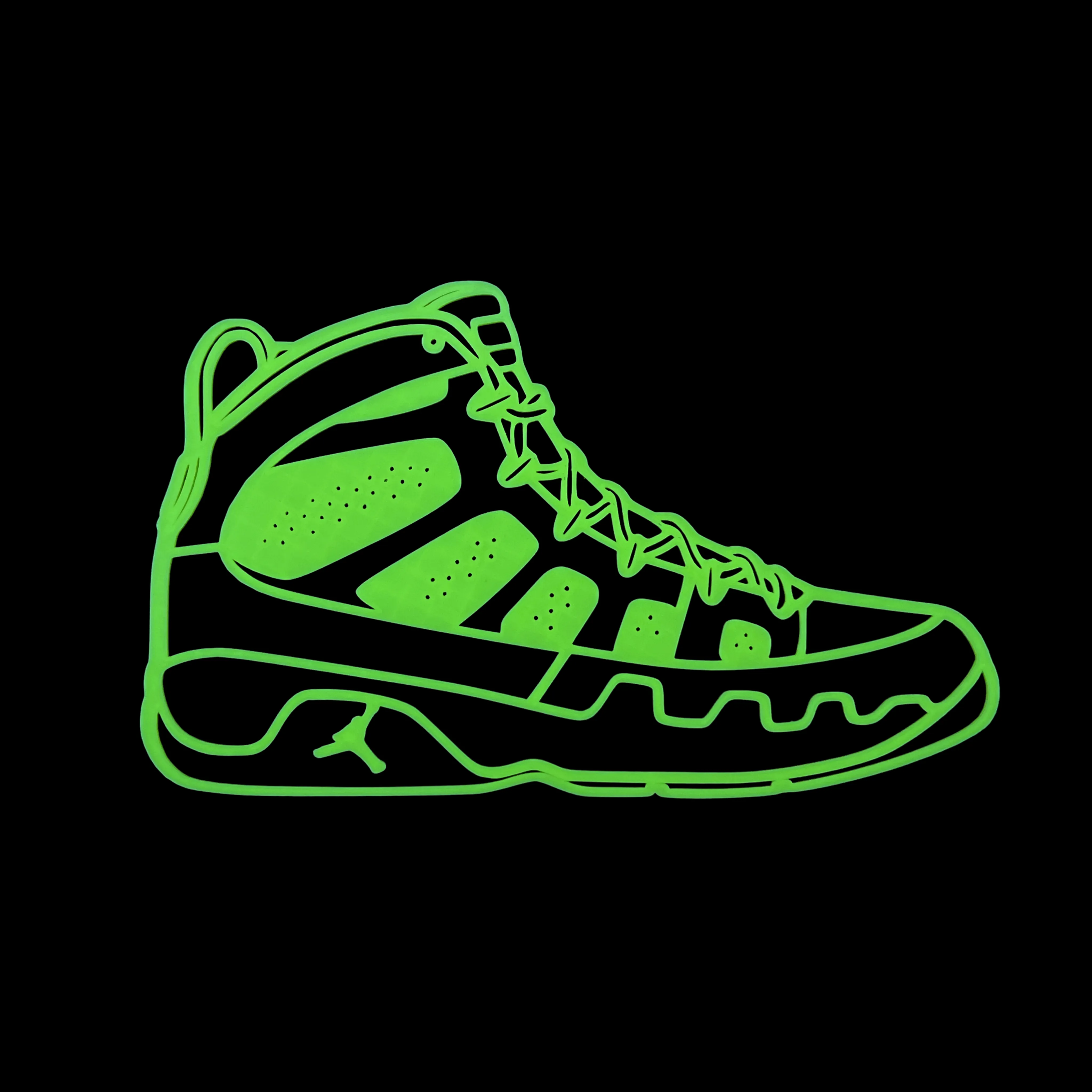 Air Jordan 9 Inspired Wall Piece 2D