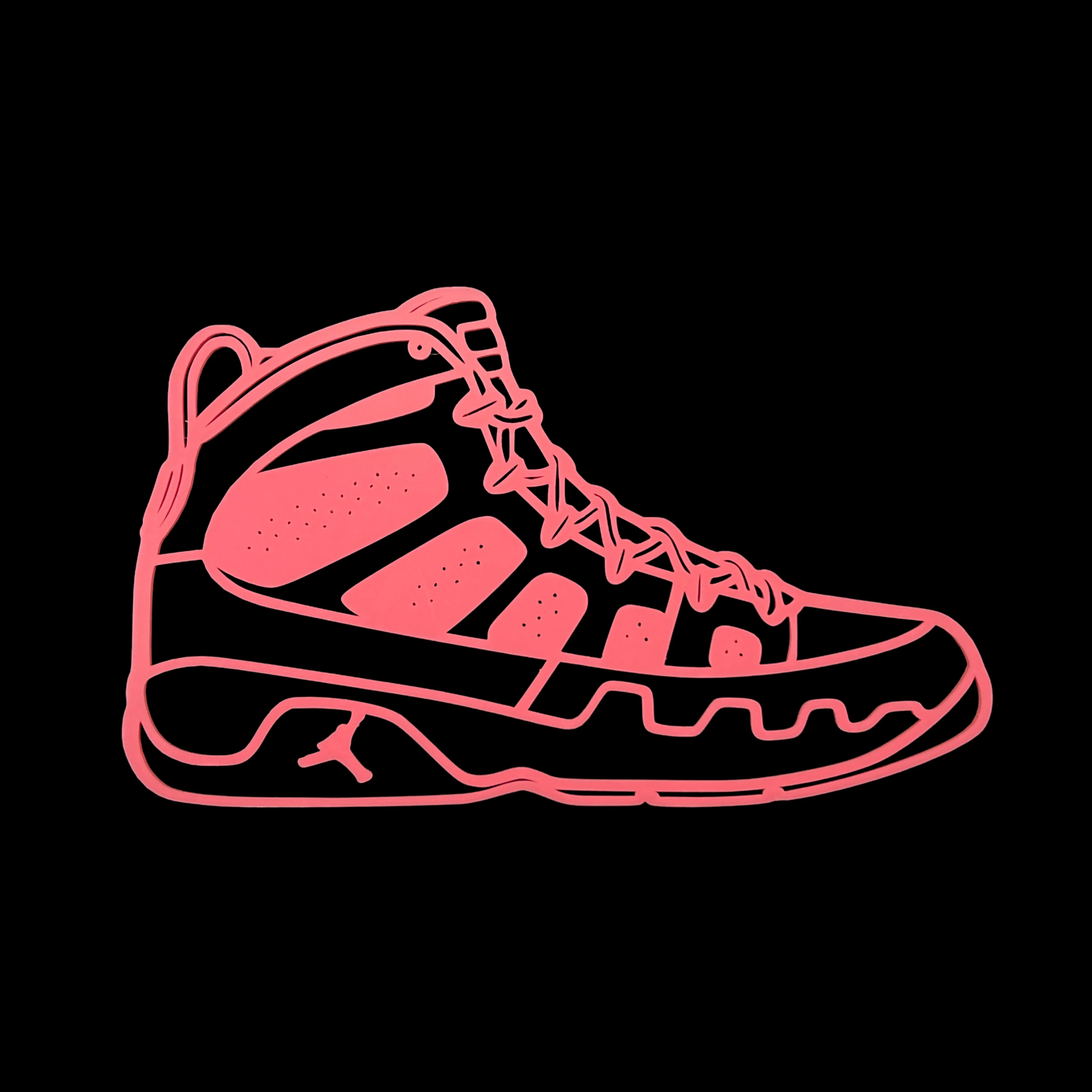 Air Jordan 9 Inspired Wall Piece 2D