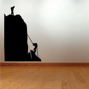 Almost at the Top Rock Climbing Decal