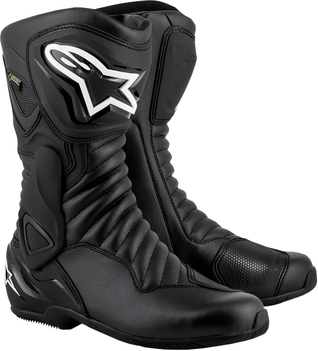 ALPINESTARS SMX-6 v2 Gore-Tex Boots - Black - US 12 / EU 47 2333017-1100-47