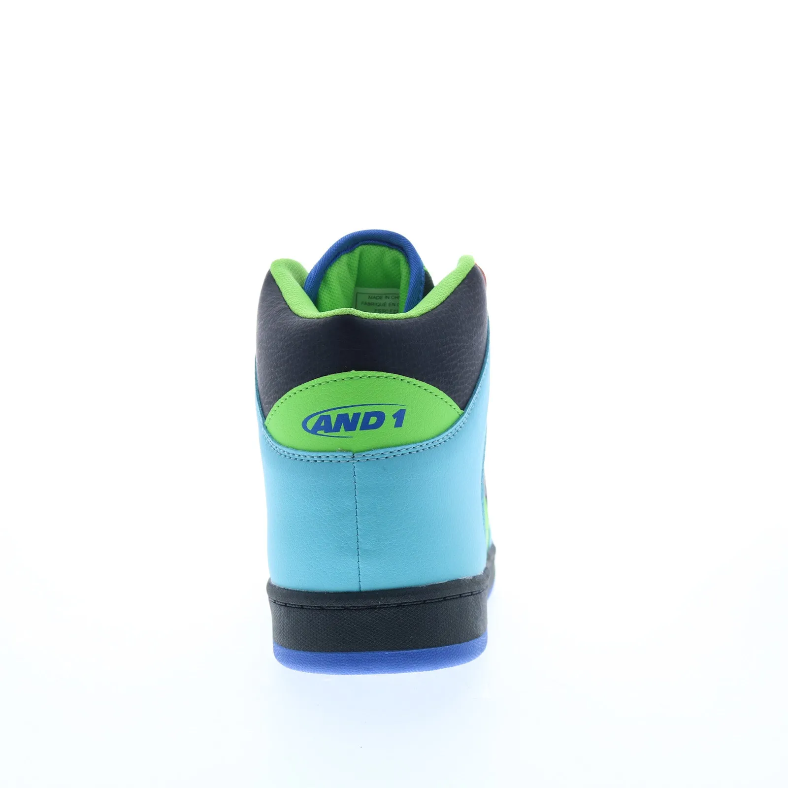 And1 Slam Mid TPR AD90206MBOA Mens Black Athletic Basketball Shoes