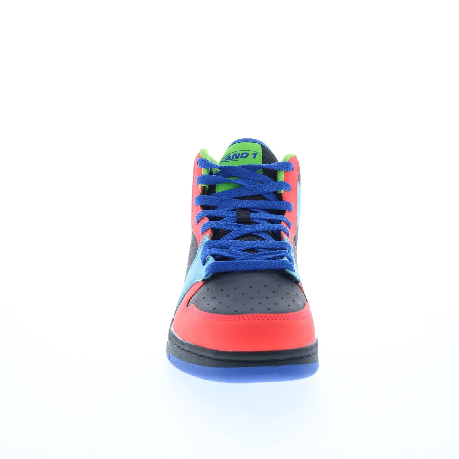 And1 Slam Mid TPR AD90206MBOA Mens Black Athletic Basketball Shoes