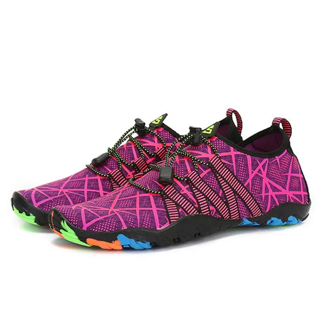 Aqua Shoes Summer Shoes Men Breathable Woman Sneakers Adult Beach Slippers Upstream Shoes Swimming Diving Socks Tenis Masculino