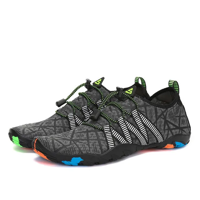 Aqua Shoes Summer Shoes Men Breathable Woman Sneakers Adult Beach Slippers Upstream Shoes Swimming Diving Socks Tenis Masculino