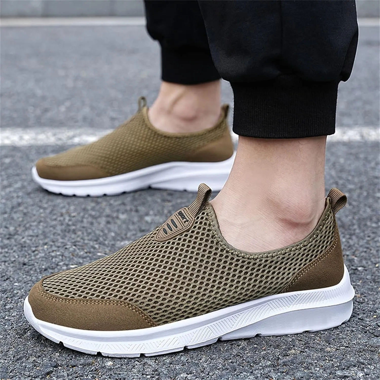 Arch Support Hiking Shoes for Men Breathable Casual Comfortable Walking Sneaker Men's Breathable Barefoot Shoes